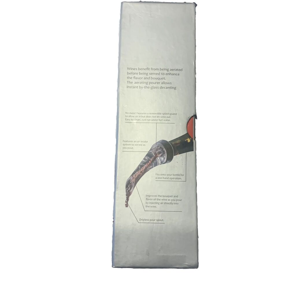Vinomoto Aerating Wine Pourer - Premium Wine... New